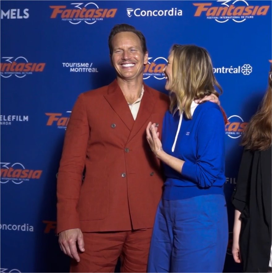 wsptlight's tweet photo. Vera Farmiga and Patrick Wilson at the Fantasia Film Festival 💙

📸: @mapa_acosta https://t.co/7yMNVM3JAn