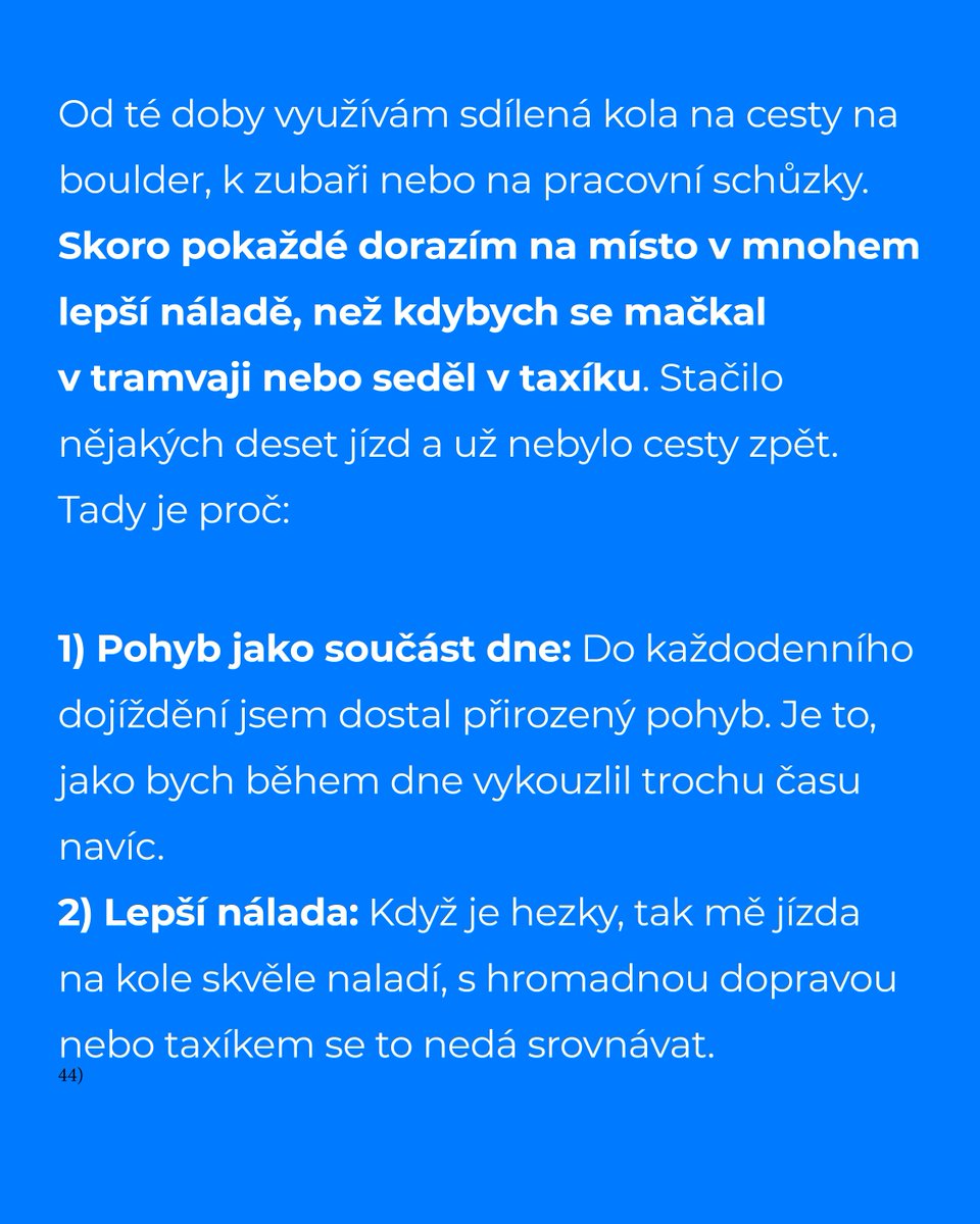 mestemnakole's tweet photo. 🌊 Glosa Jiřího Kaloče: Sdílená kola – Proč jsem je roky ignoroval a teď je miluji 🚲 Doporučené příjemné čtení i pro nadšené uživatele sdílených kol:
https://t.co/4eJxiZcHhy https://t.co/Ae18QI5zvY