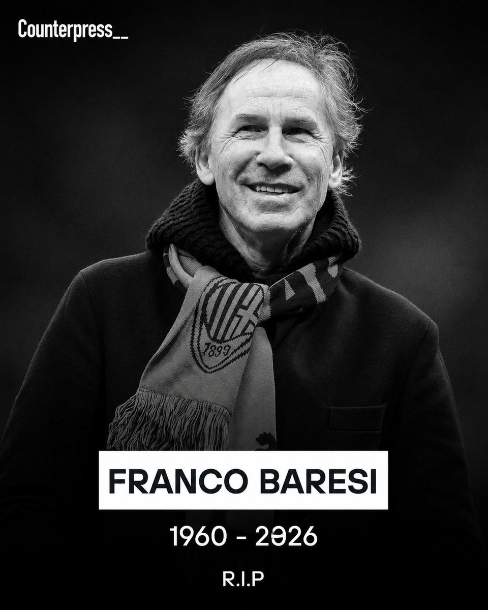 Counterpress__'s tweet photo. 🖤 A legend of the game. A captain, a leader, an icon. 🇮🇹

Franco Baresi — forever a symbol of defending at its absolute best. 🐐
One of football’s greatest ever, remembered forever. ❤️🖤

R.I.P. Legend. 🕊️ https://t.co/vMD1zOiDRM
