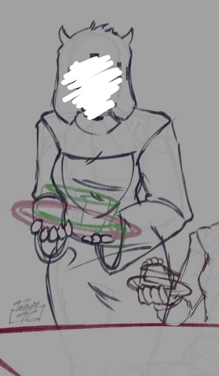 CenteTokyo's tweet photo. Sketchesssss
First one is an OC, second one is my mommy Toriel but i drew her face without looking a reference, so im censoring it just in case
#undertale #fanart #OC #art https://t.co/v5UE3wFx9i