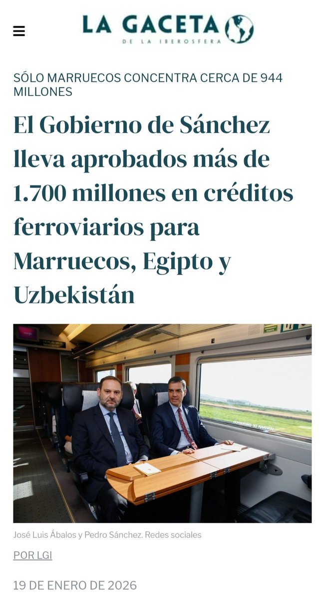 jm_clavero's tweet photo. Mentre tot el sistema de Rodalies està destrossat per manca d'inversions per a altres països no falten els diners https://t.co/iIN0DI2khk