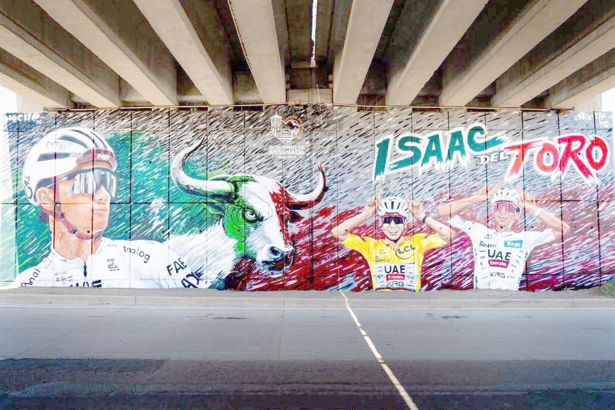 DiarioCoahuila's tweet photo. 🖼Inmortalizan con mural al ciclista Isaac del Toro🚴

#Internacional #ciclista #Accion

https://t.co/T2AxdLMVrO https://t.co/Ujjw7rI6Ba