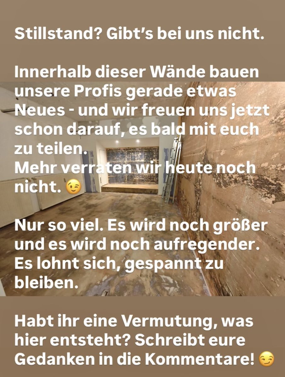 BizarradiesMUC's tweet photo. 🆕
DAS BIZARRADIES - von Profis für Profis
und anspruchsvolle Gäste.
#ComingSoon #Baustelle #NeuesProjekt #Eventlocation #StayTuned
✨ https://t.co/ZJNOlbLksO