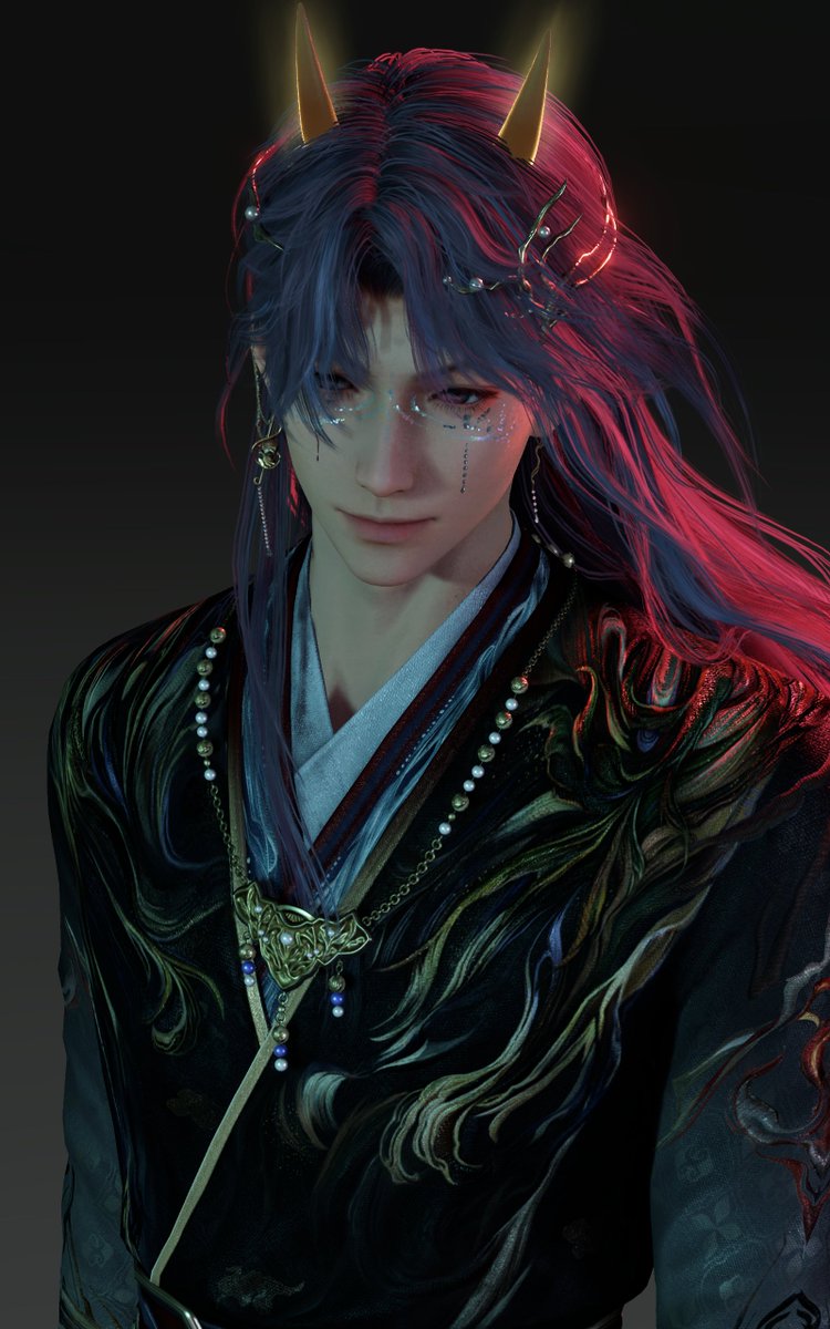 ThuTran6415's tweet photo. This inspired me to do similar photo shooting, cause I remembered I had his R1 black outfit. My Mc and Raf, I was going for Hades and Persephone but ancient Chinese style. 🤭 https://t.co/pEZ1KPJDP0