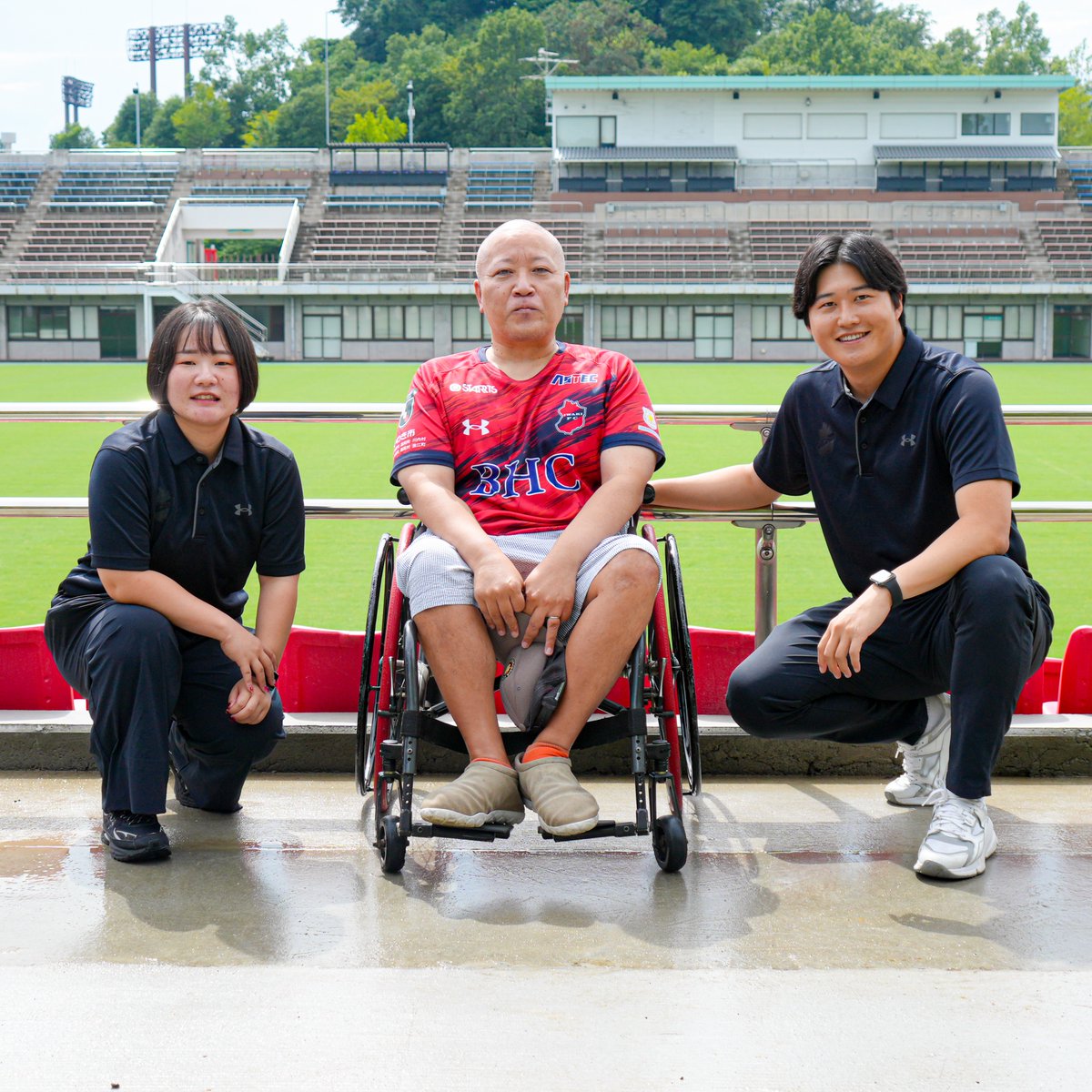 IwakiFcOfficial's tweet photo. このたび、ハワイアンズスタジアムいわきにおいて、バックスタンド車イス席の整備が実現いたしました。
 
本取り組みは、「IWAKI FC Disability Liaison Team」が、障がいのあるサポーター団体との意見交換等をきっかけに、いわき市と連携しながら進めてきたものです。

#iwakifc