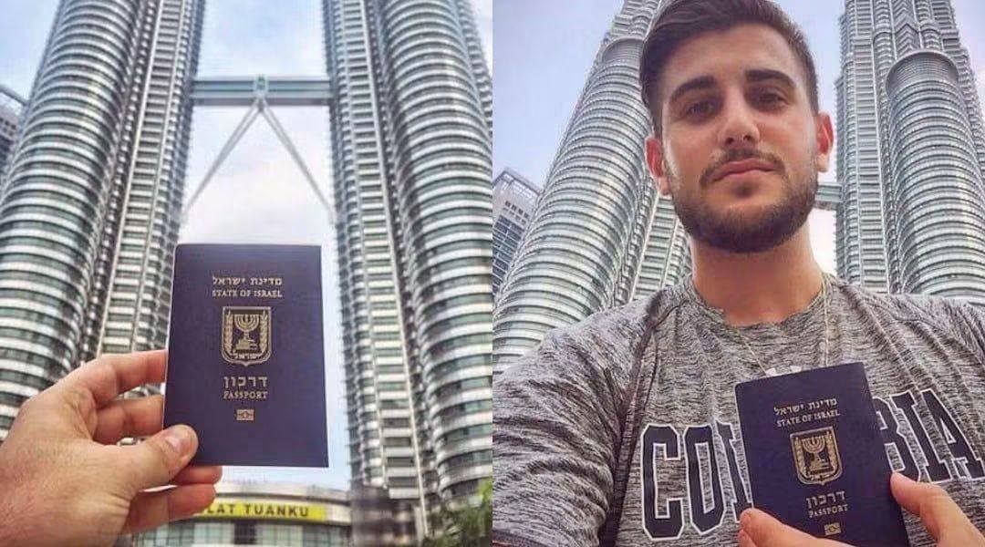 iamjoelee's tweet photo. Bila kerajaan nak amik tindakan tegas terhadap mereka yang  pegang dual nationality ni?

Image is of Israeli activist Rudy Rochman who posted this  on Facebook around June 11, 2016, noting that he entered the country using his French passport. https://t.co/qxnGKwPbSm