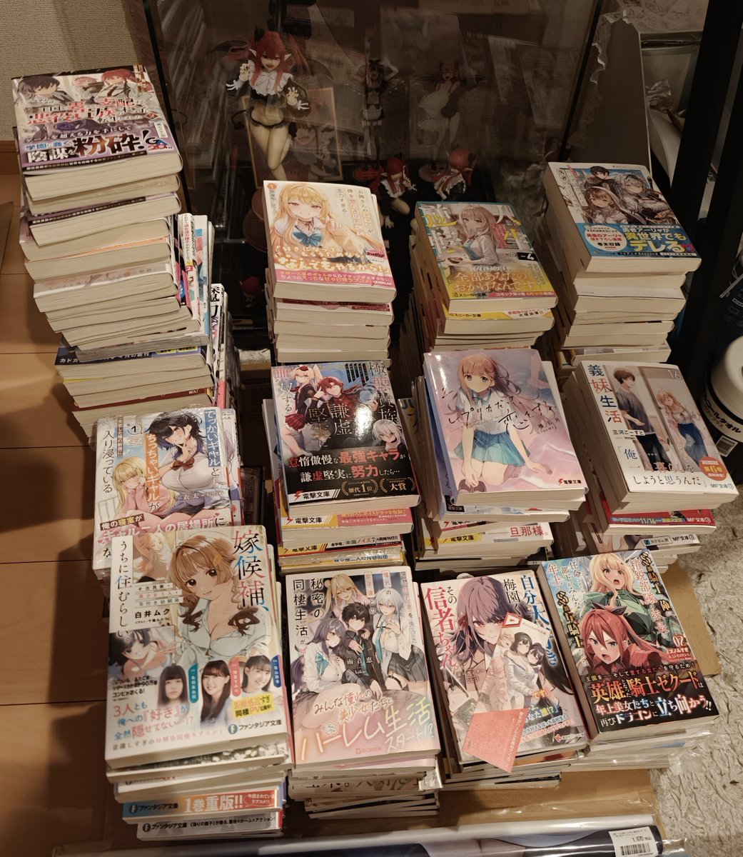 tyinya_'s tweet photo. 積本を文庫ごとに整理しました。
読み終わる気がしません！ https://t.co/xQjMfGJQxF