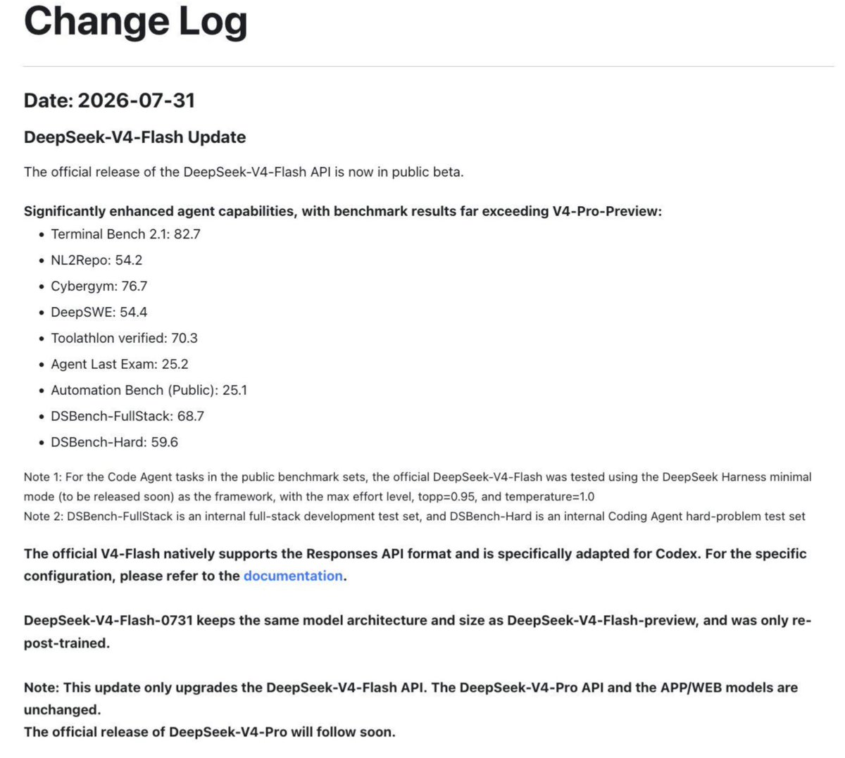 avinashraj61815's tweet photo. DeepSeek-V4-Flash has been updated, "The official release of DeepSeek-V4-Pro will follow soon"
https://t.co/LygC2eGuLL https://t.co/j91tfS7sdq