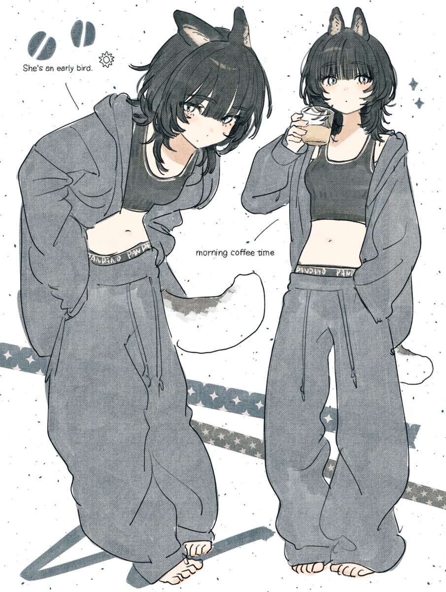 TKYnosub's tweet photo. こんな感じの絵柄で明日19時にskeb開きます！
よろしくお願いします🍀 https://t.co/xDEomydSqL