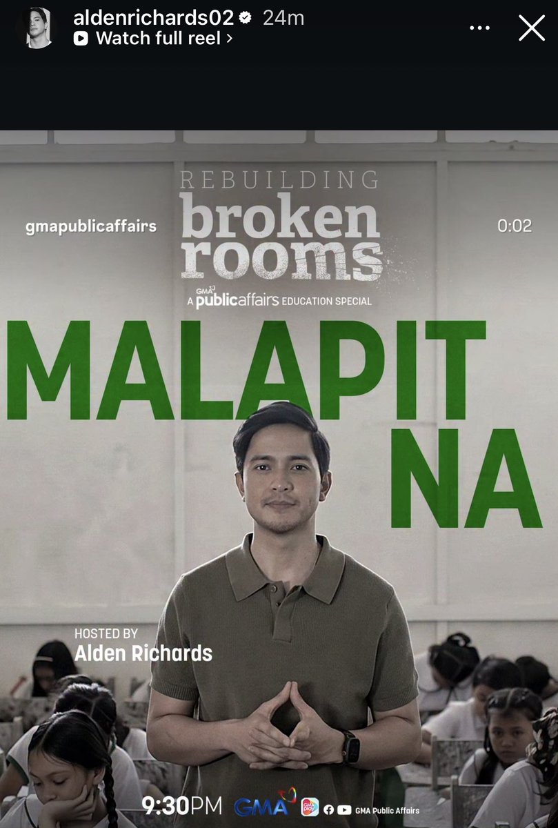 whenzymallow's tweet photo. “Nakakaawa 'yung mga bata na gustong matuto. Mas pinipili na lang nila na mag-survive kaysa mag-aral." - Alden

Panoorin ang documentary special na handog ng GMA Public Affairs, ang REBUILDING BROKEN ROOMS sa August 8, Sabado, 9:30 PM sa GMA-7!

#ALDENRichards
@aldenrichards02 https://t.co/Nnwnv0O05K