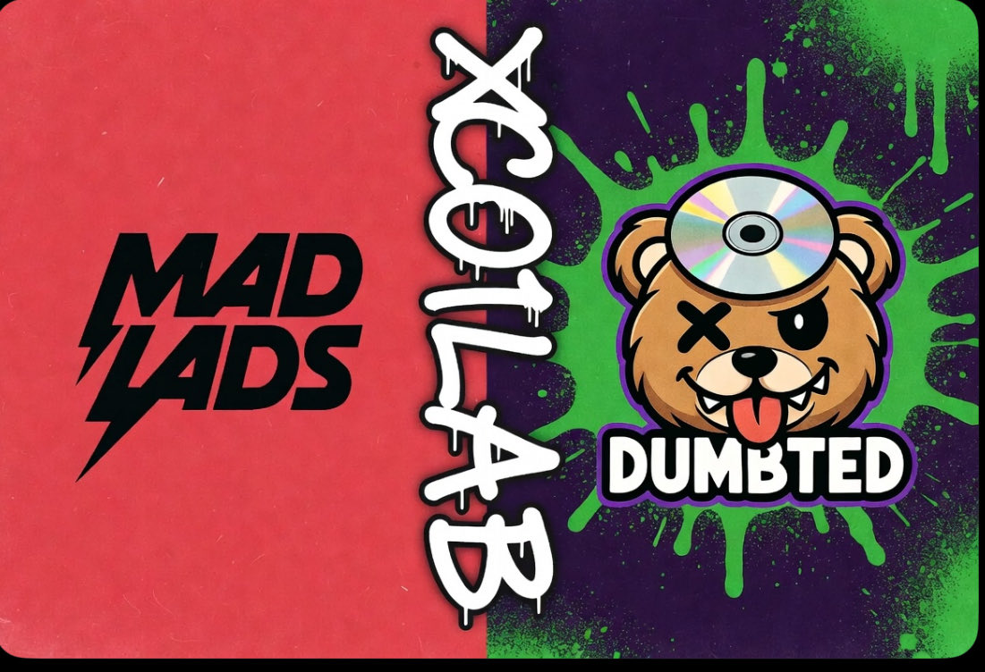 Dumbtednft's tweet photo. Dumbted X @MadLads 

The dumbest TED just teamed up with the legends. 🧸🔥

We’re excited to announce our collaboration with MADLADS  is live 

As part of this partnership, every MADLADS holder is entitled to an exclusive OG Role in the DUMBTED Discord. https://t.co/IRp9caH4C6