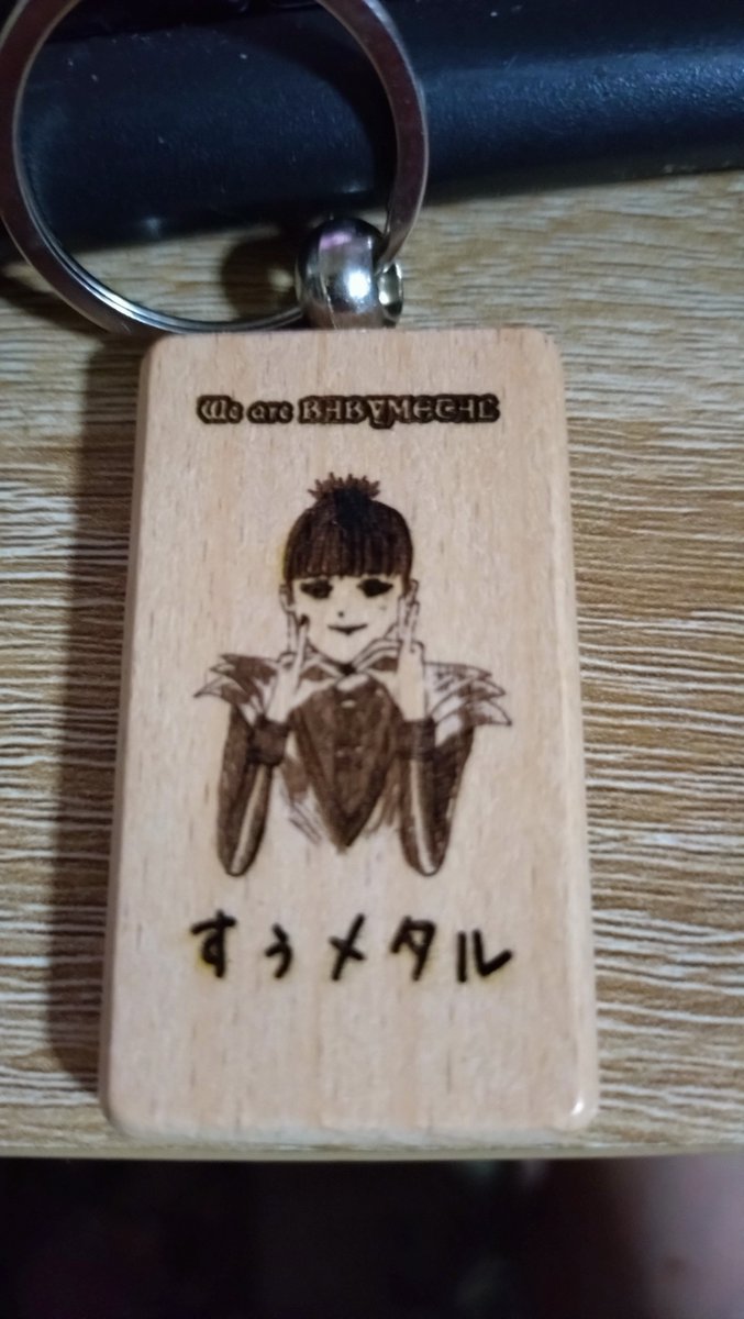 markmetal_death's tweet photo. キーホルダーにメタルネーム入れてみました
8/10 キャノンボールフェスに行きますので、
欲しい方はレスしてください
文字数が長いと文字が小さくなり潰れる可能性もあります
裏は過去絵になります

＃BABYMETAL https://t.co/NxnDXnEUsU