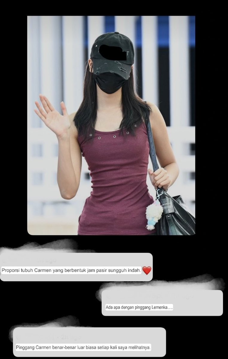 tee_dump's tweet photo. Carmen 🌴  kalau pakai sleveeless begini selalu buat viral di korea karena 
⏳ body glassnya 😭😭

Komentar knetz mengenai ⏳ carmen, bahkan mereka ngiri sendiri 😭😭
👧 : Proporsi tubuh Carmen yang berbentuk jam pasir ⏳ sungguh indah ❤️
🧒🏻 : Ada apa dengan pinggang Lemenka.....
👧🏻 : Pinggang Carmen benar-benar luar biasa setiap kali saya melihatnya.

Men lu ngegym ya tiap hari 😭😭, kok bisa seperfect itu 
#Carmen