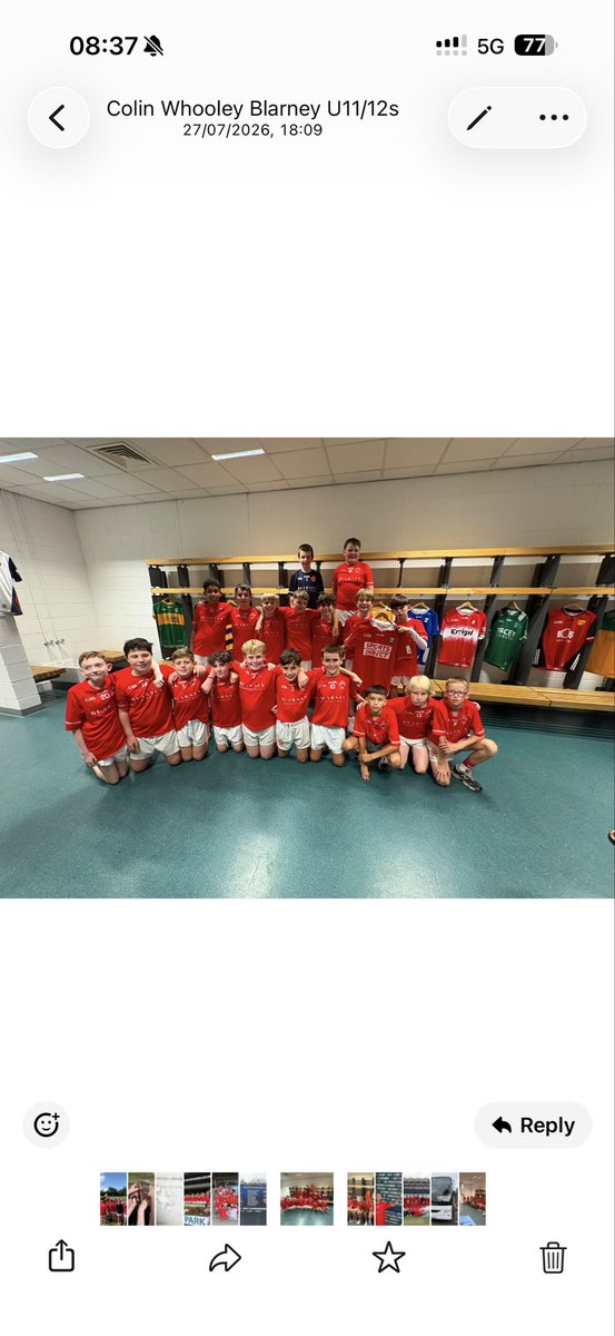 GavinPromotion's tweet photo. Great to see the enjoyment that @BlarneyGAA u12s got from there day out in Croke Pairc last Monday . 3 games on an immaculate pitch and a stadium tour allowed for a great day with wonderful memories . @MuskerryGAA @OfficialCorkGAA @CorkGAACoaching https://t.co/mEGT2cAO2S