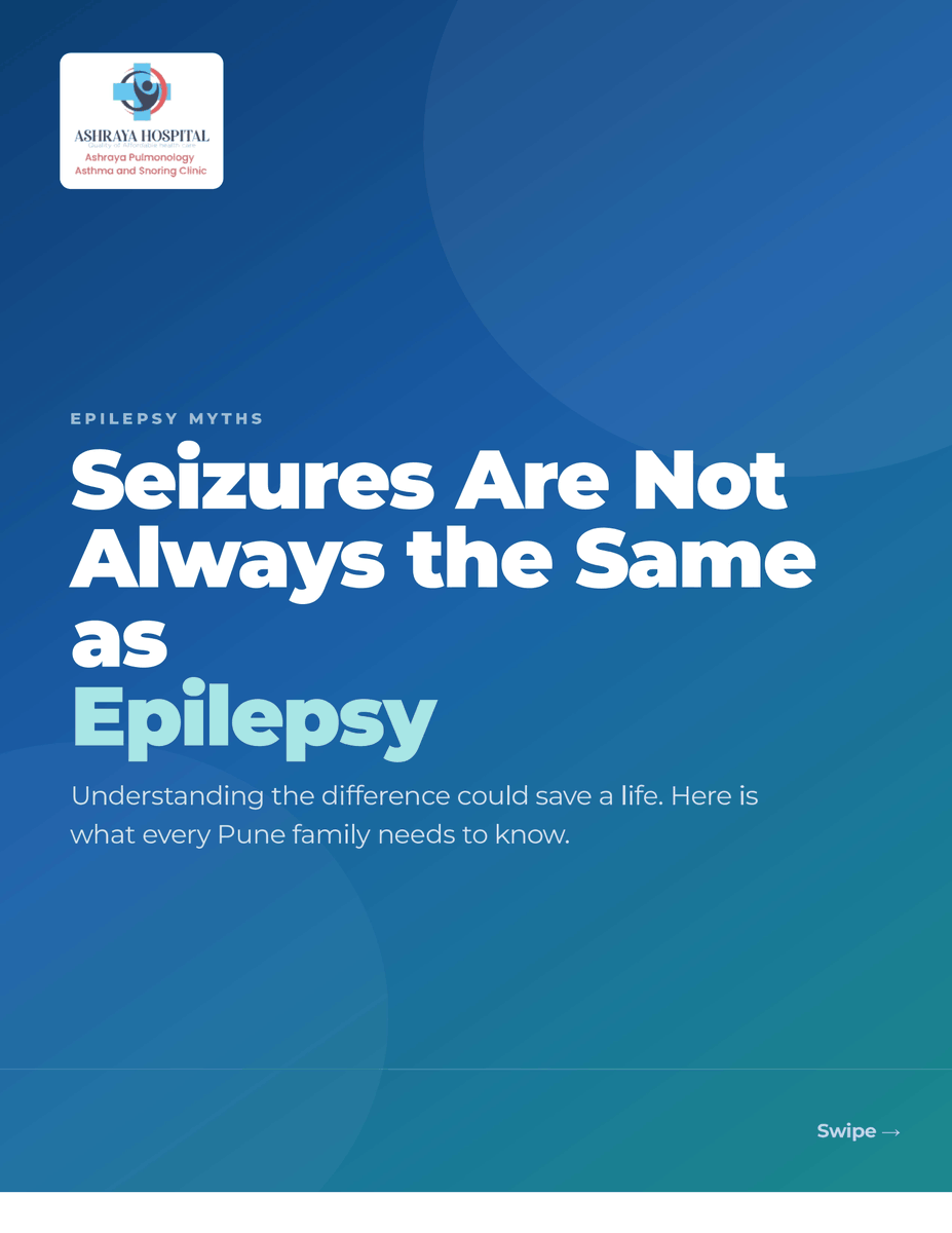 Ashraya_Pune's tweet photo. A seizure can happen to anyone. Stay calm, know the signs, and seek timely medical care. Early diagnosis and expert treatment can make a lasting difference.

#EpilepsyAwareness #SeizureCare #BrainHealth #Neurology #EEG #AshrayaHospital https://t.co/RNinH0XdrM