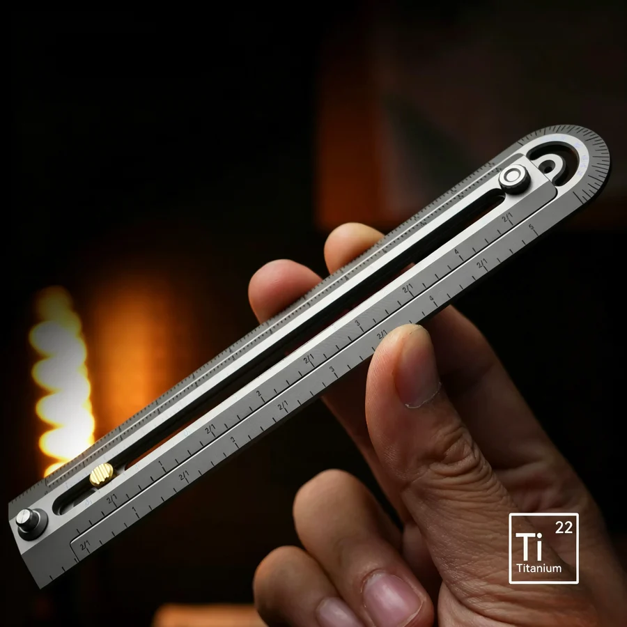bellocedc's tweet photo. AllPro Ruler G2 — Grade 5 titanium measuring tool that earns pocket space.
Extendable + ruler, caliper, protractor, compass &amp; depth gauge.
$85 · engraving available.
#EDC #TitaniumEDC #EverydayCarry #EDCgear #PocketDump #Maker
https://t.co/raUeZaKBu5 https://t.co/163mFfR6JI