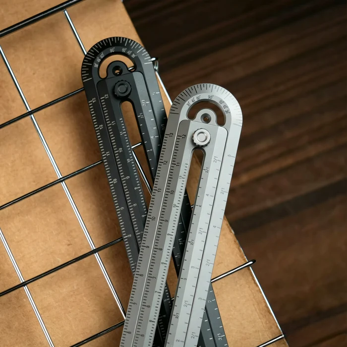 bellocedc's tweet photo. AllPro Ruler G2 — Grade 5 titanium measuring tool that earns pocket space.
Extendable + ruler, caliper, protractor, compass &amp; depth gauge.
$85 · engraving available.
#EDC #TitaniumEDC #EverydayCarry #EDCgear #PocketDump #Maker
https://t.co/raUeZaKBu5 https://t.co/163mFfR6JI