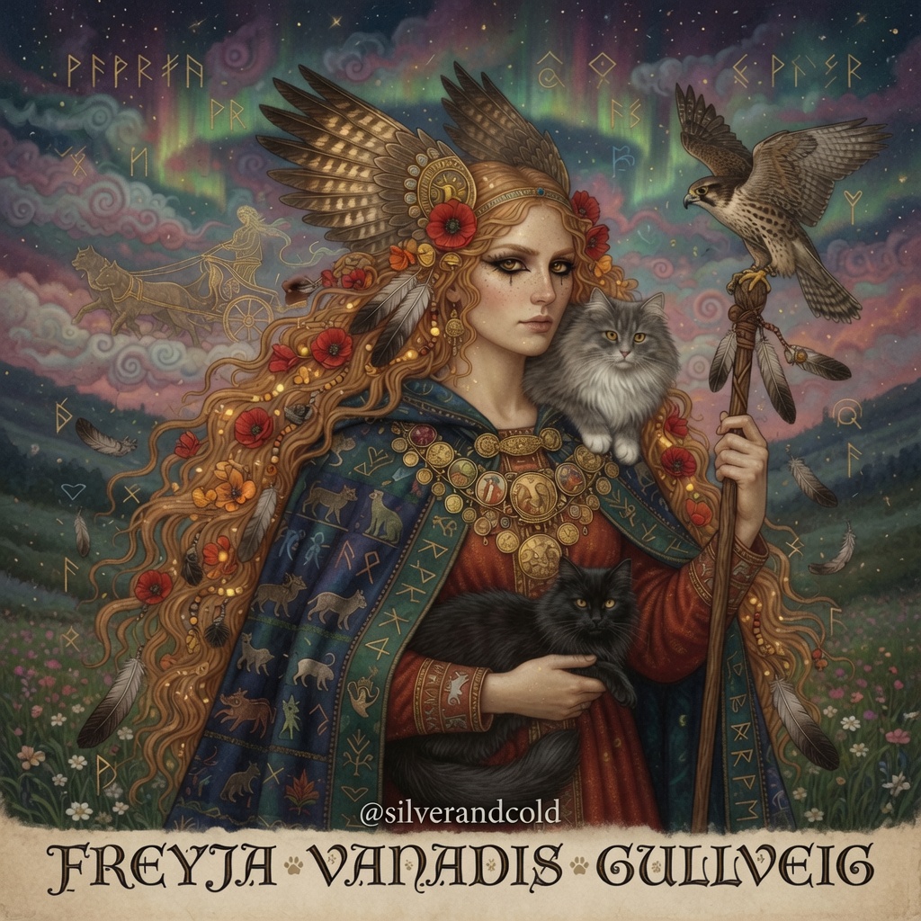silverandcold's tweet photo. Hail Freyja. https://t.co/LS3uZQdCt6
