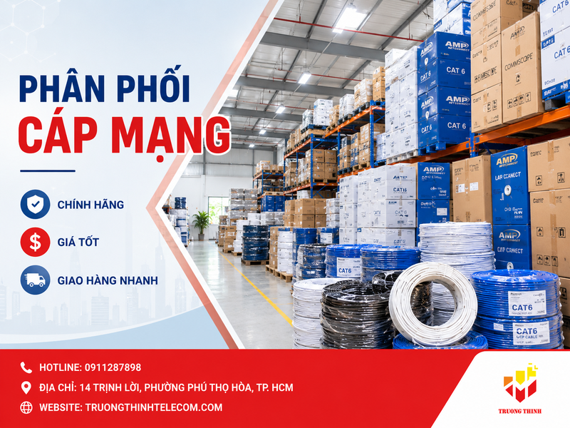 ctytruongthinh's tweet photo. Tổng kho phân phối cáp mạng giá sỉ cho đại lý & công trình. Đầy đủ Cat5, Cat6, cáp ngoài trời, chống cháy... Chiết khấu cực tốt! 📦
🔗 https://t.co/0AU1GyZCdI
#CapMang #GiaSi #TruongThinhTelecom #Networking https://t.co/Vl0fCnisgS