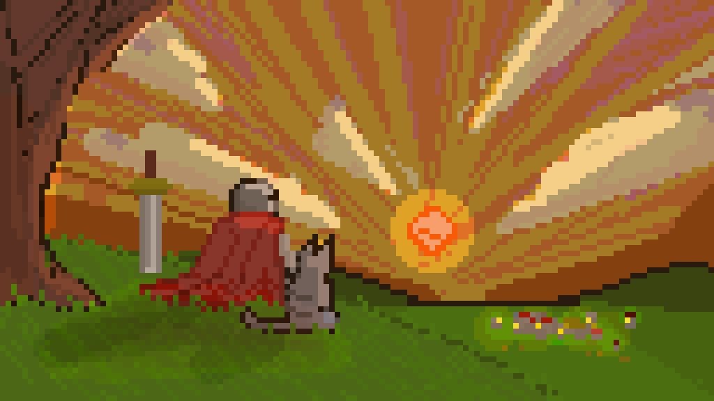 LZCatGame's tweet photo. Daily 30-min pixel art: Day 13 Sunset
#pixelart #pixel #cat #knight #art
#digtalart https://t.co/KVrqkFz0GV