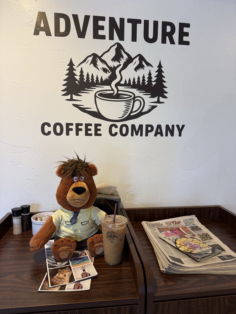 ACCTahoe's tweet photo. In honor of all 8 episodes of Breaking Bear now streaming for free on @Tubi come try our Breaking Bear Honey Nut Latte! https://t.co/pDKfXJz8BA