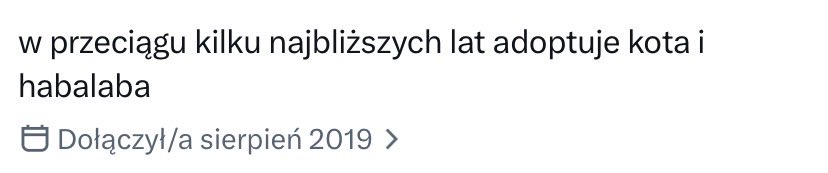 jjvvuy's tweet photo. Wow…
Przed kilka lat nie wchodziłam na to konto i zobaczyłam mój opis…
Aktualnie mam już dwa najsłodsze kotki -  jednego ze schroniska i drugiego z fundacji 🥹 https://t.co/qyG5GZ6Tb2