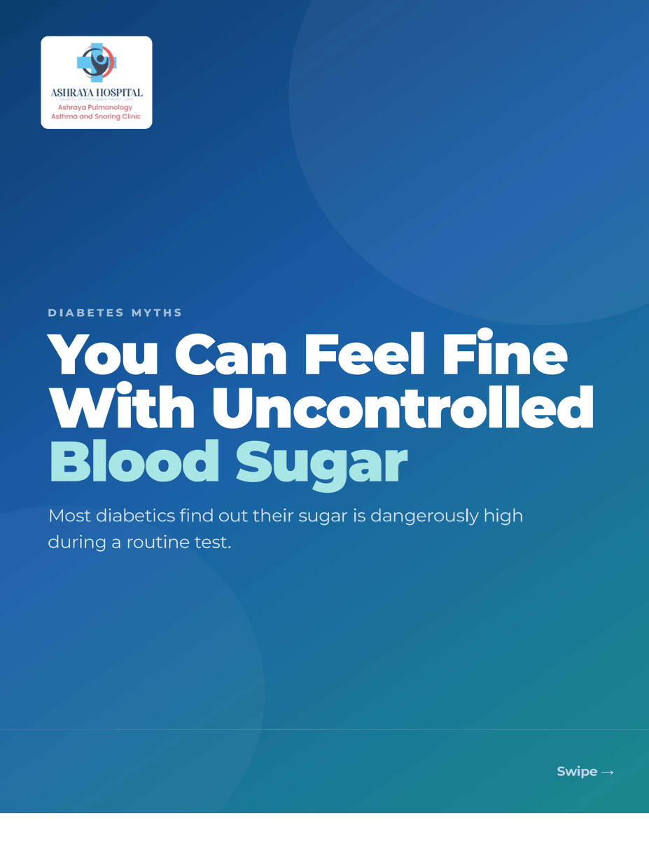 Ashraya_Pune's tweet photo. Diabetes can develop silently. Regular screening, healthy habits, and early treatment can help prevent serious complications. Take charge of your health today.

#DiabetesAwareness #BloodSugarControl #PreventiveCare #HealthyLifestyle #AshrayaHospital https://t.co/Za3J0Qu6zt