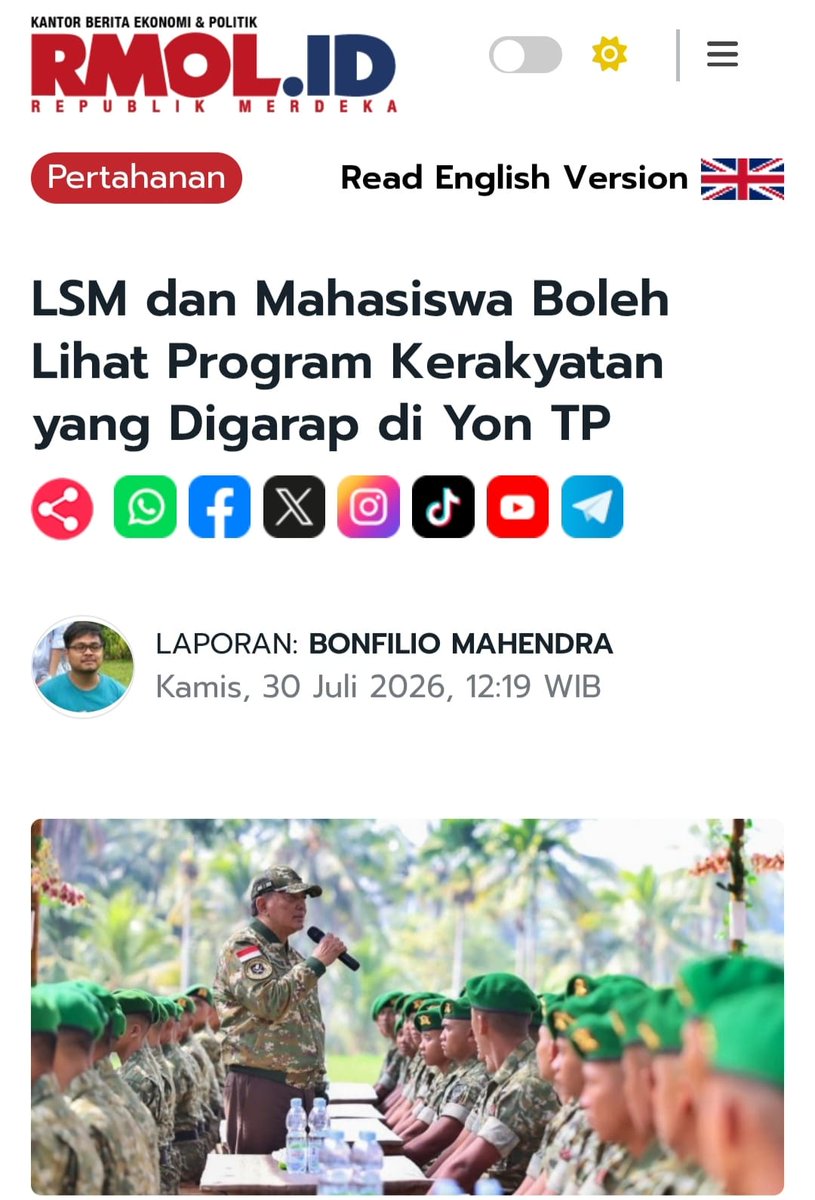 FelixEmery_'s tweet photo. Dlm penanganan bencana, TNI bahu-membahu dengan BNPB, Kementerian Kesehatan, dan pemerintah daerah utk respon cepat &amp; terkoordinasi.
Perkuat Perkokoh Kesiapan https://t.co/5w54inRmYL