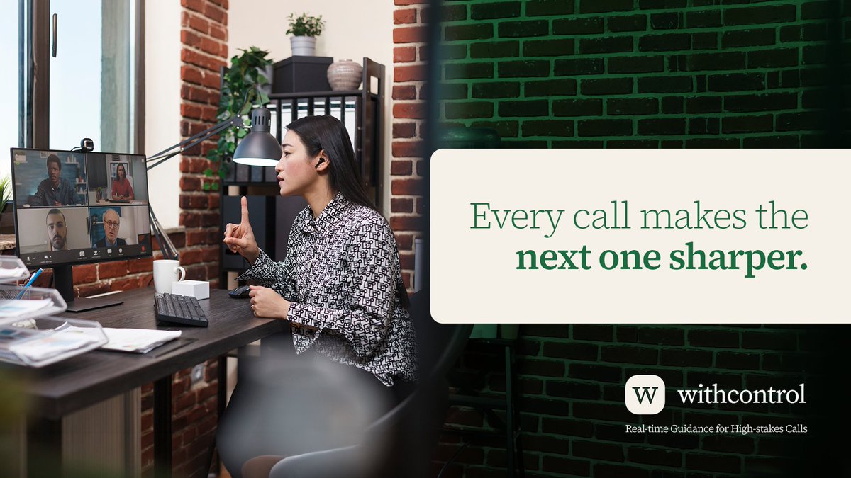 withcontrol's tweet photo. Every call makes you sharper. But only if you're tracking what's working.

Withcontrol builds that system for you, so every conversation makes the next one better.

Control compounds.

Start building it: https://t.co/Yr6KKiMBeT https://t.co/sTaCwV0Lzu