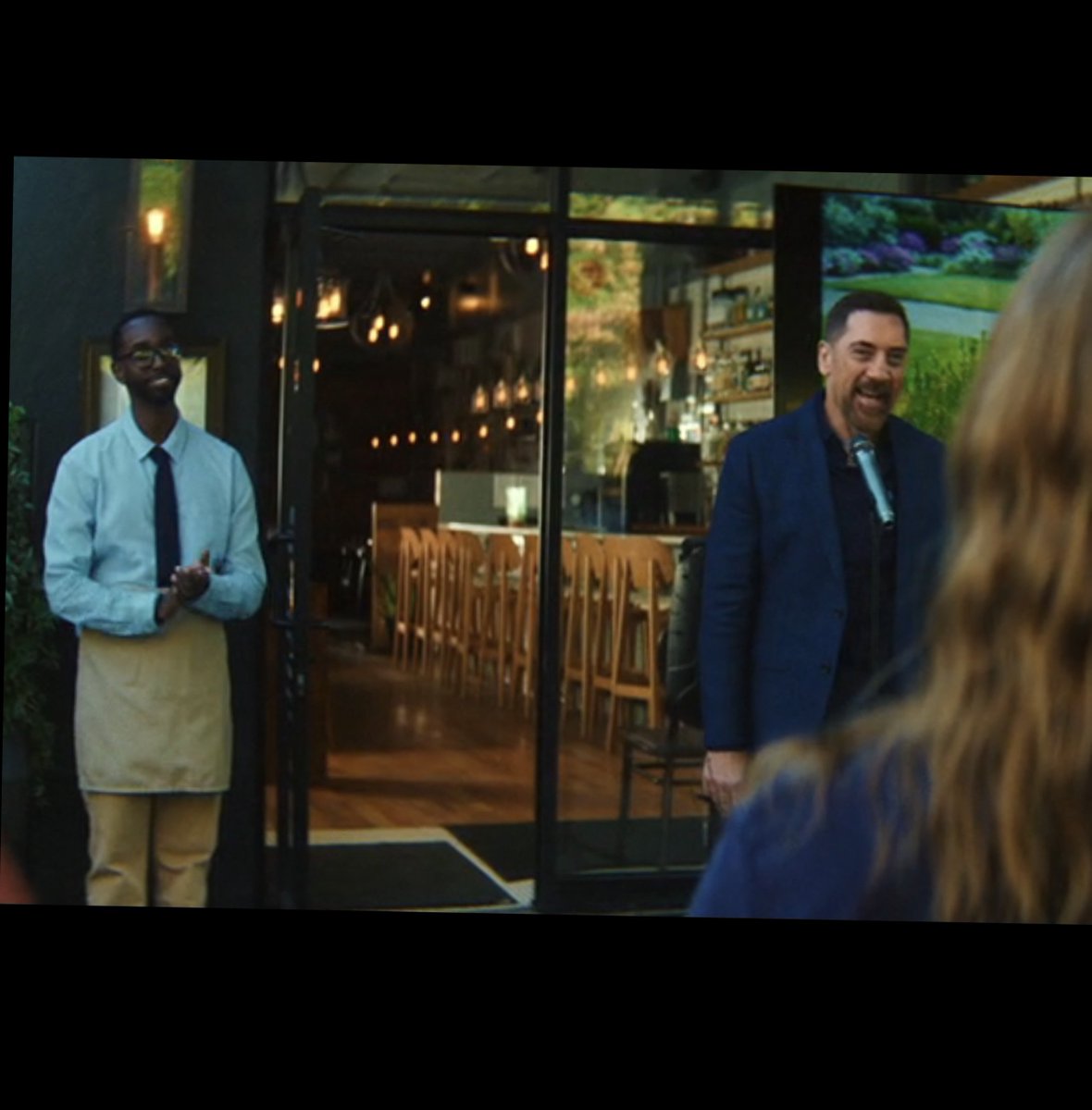 yjadam4real's tweet photo. So uh... I got to work with Javier Bardem on Cape Fear for Apple TV... it was background acting, but super fun. 

Got to talk to bro. He's nice. Very respectful. Very fucking good at his job. https://t.co/eoDKVRIiTT
