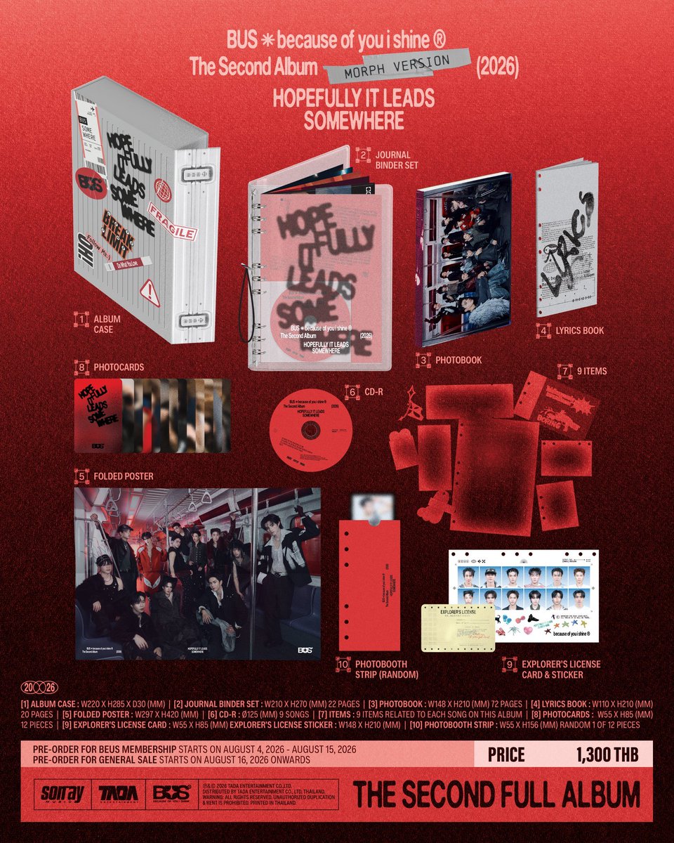 JPforUU's tweet photo. Pls RT💖 สุ่มแจกอัลบั้มคนRT
#ตลาดนัดbus #รีวิว_แพนแพน 
#HOPEFULLYITLEADSSOMEWHERE
#BUS_TheSecondAlbum

✨PRE ORDER - ALBUM FANSIGN✨

♡︎ ราคาบั้มละ 670.- (รวมส่ง)
♡︎ ไม่ได้ลุ้นสิทธิเข้าร่วมงาน FANSIGN

สนใจกรอกฟอร์มได้เลยค่ะ
https://t.co/NXB04ZyUED

สานฝันคนนกมาตลอดหน่อยค่า🥺
มาพรีกันเยอะๆน้า🫶💕✨️