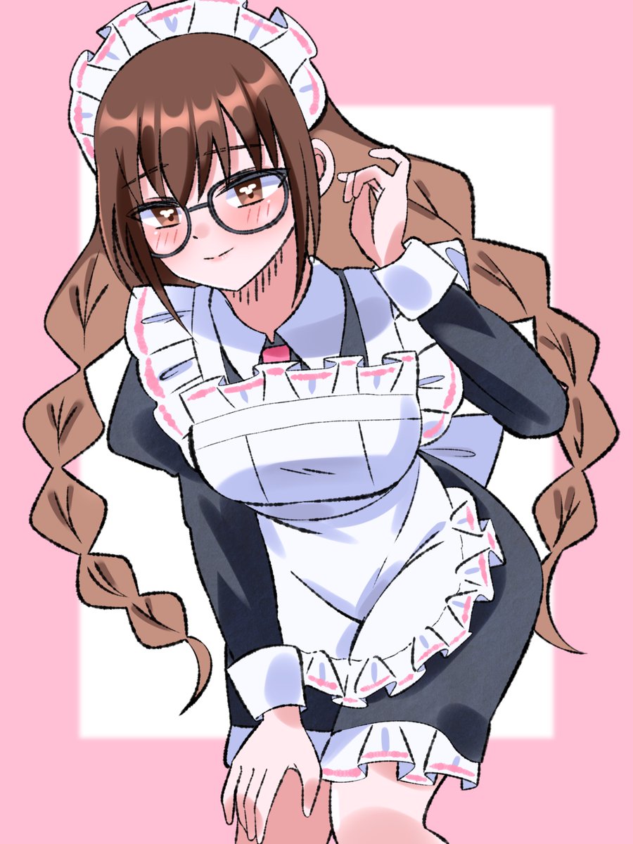 Maid_Tiger's tweet photo. 遅くなったけど100カノ3期おめでとう🎉
メイド知与ちゃん18歳です！
#100カノファンアート https://t.co/qmCPUjd8up