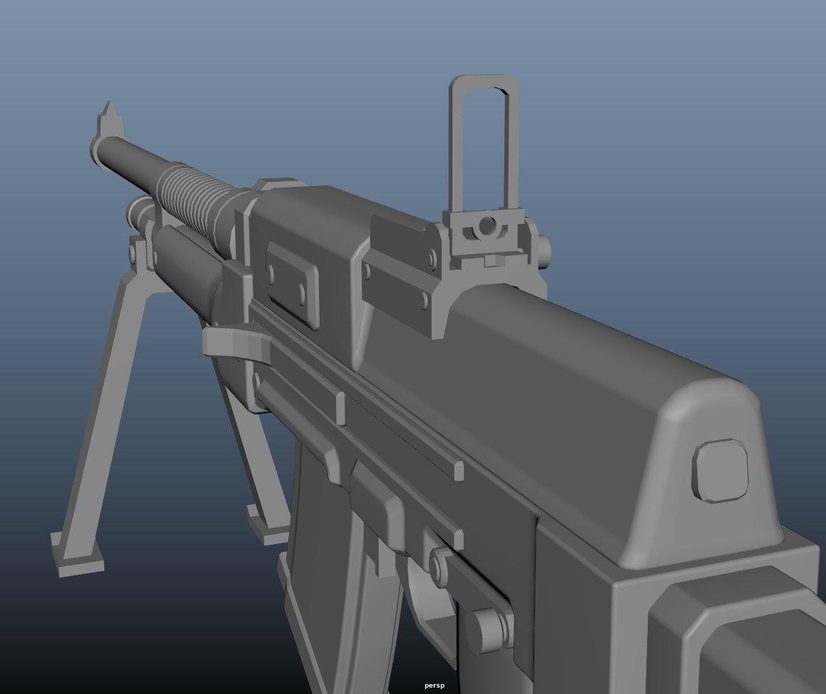 RatelSix's tweet photo. yeah let's just add an aperture ladder sight with flip down battle sight https://t.co/QYP5ipHJEf