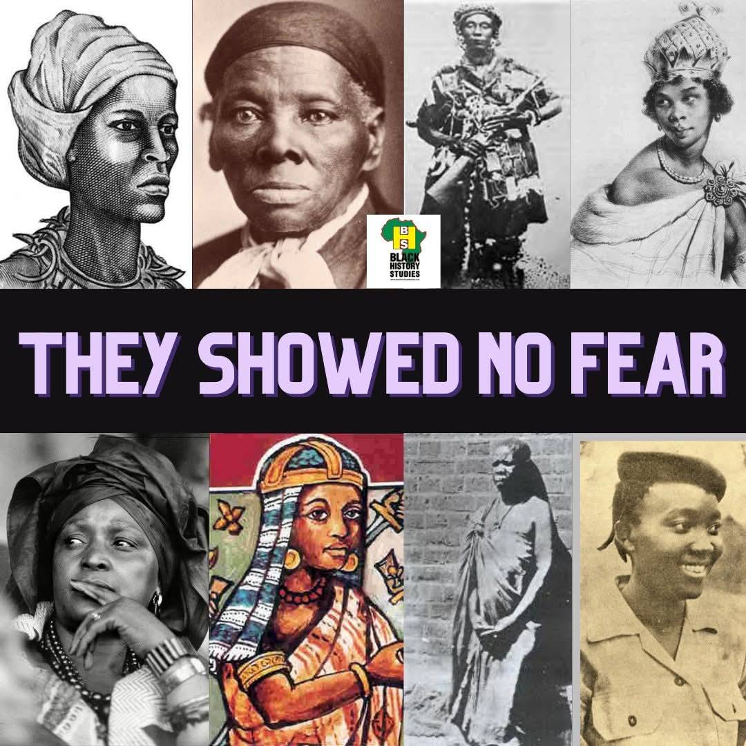 BlkHistStudies's tweet photo. Can you name these fearless Black Women from World History? Struggling??? You have work to do. 

#historyknowledge #historicalknowledge #historytrivia #blackhistory #herstory #sankofa https://t.co/N7RWwxXYMp