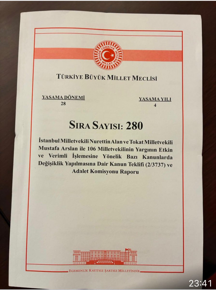 av_nurettinalan's tweet photo. 📌 12. Yargı Paketi;
İlk imzacısı olduğum, yargının etkin ve verimli işlemesine yönelik bazı kanunlarda değişiklik yapılmasına dair kanun teklifimiz resmi gazetede yayımlanarak yürürlüğe girdi.
#12YargıPaketi #YargıReformu #ResmîGazete #TBMM #KanunTeklifi #Yasama #TürkiyeYüzyılı #HayırlıOlsun