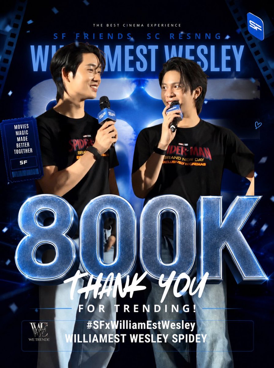 JeonRickp18's tweet photo. တော်သေးတာပေါ့ 800K
ပြည့်သွားလို့ ဆက်ဂိုးကြမယ် မြန်"လေးဟေ့💙✨

WILLIAMEST WESLEY SPIDEY

#SFxWilliamEstWesley https://t.co/MLIqkOS4c0