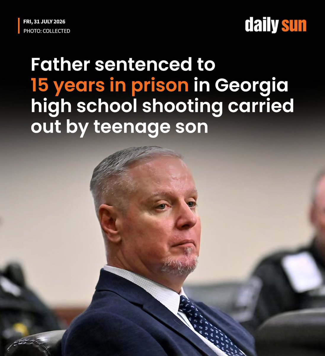 dailysunbd's tweet photo. #teenageboy #highschool #shooting #CrimeNews #Father #imprisoned #DailySun https://t.co/7j2DhJ2mTx