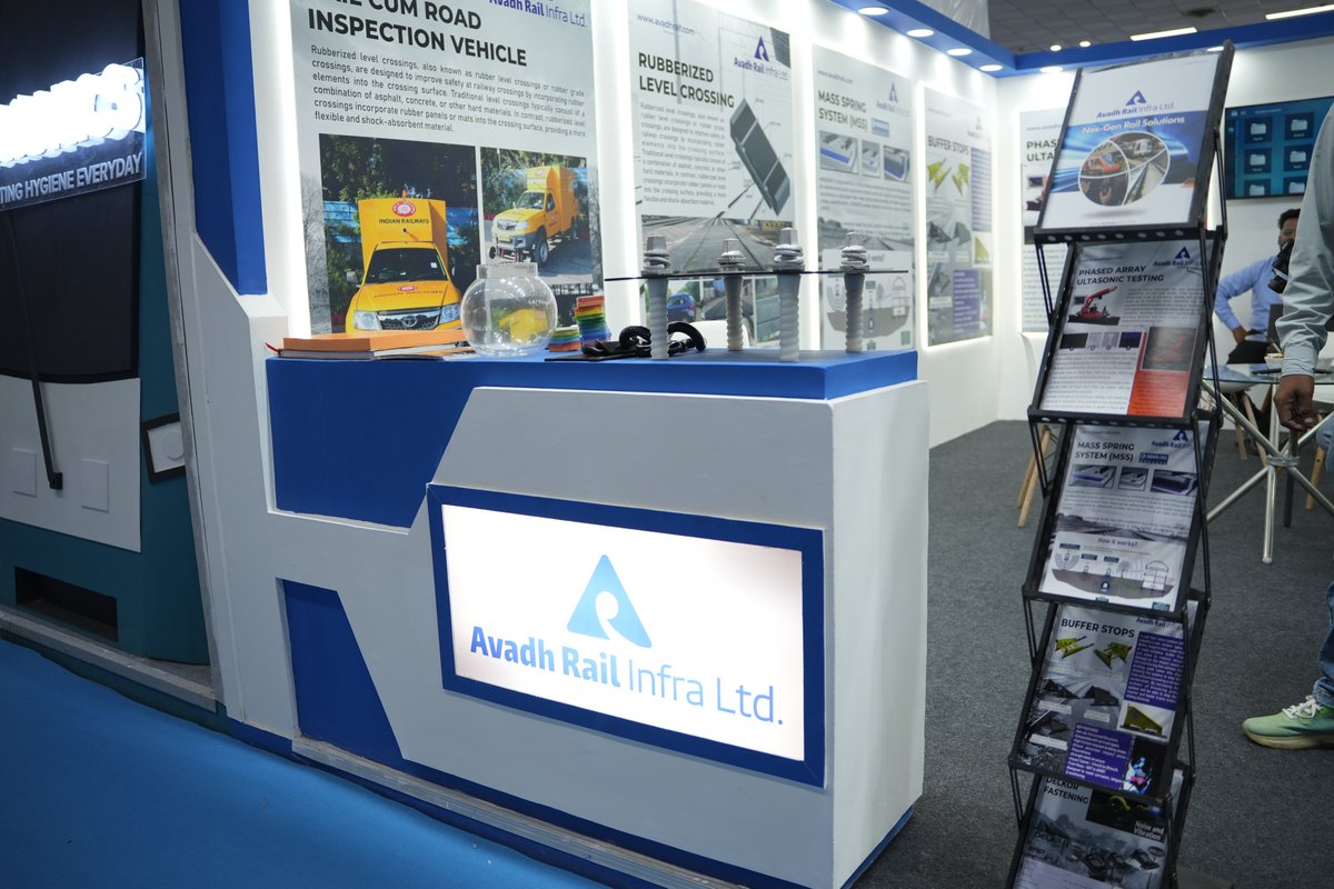 rmt_expo's tweet photo. We sincerely thank Avadh Rail Infra Ltd. for being an Exhibitor Partner at the 7th Rail &amp; Metro Technology Conclave &amp; Expo 2026.

📍 Hall No. 11, Bharat Mandapam, New Delhi
📅 22–24 July 2026

#RMT2026 #AvadhRailInfra #VandeBharat #RailAnalysis #MakeInIndia #HighSpeedRail #Kavach https://t.co/fdQAUP0KYs