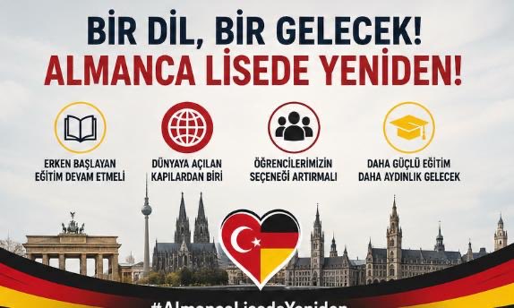Sila224322Sila's tweet photo. #AlmancaLisedeYeniden
@AbbasGucluTR 

“Almanca, sadece bir ders değildir; gençlerimizin eğitim, istihdam ve uluslararası rekabet gücüne yapılan bir yatırımdır. Bugün kaldırılan bir ders, yarın kaçırılan bir burs, bir iş fırsatı veya bir uluslararası iş birliği anlamına gelebilir https://t.co/Y50HKO8Cp5