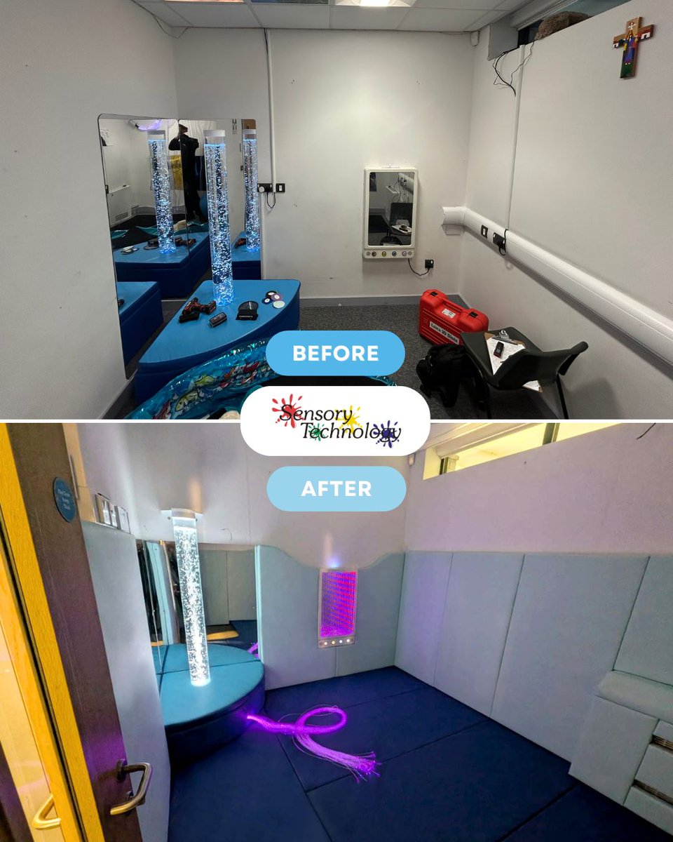 Sentequk's tweet photo. Sensory Room Upgrade = Complete 🔨⭐🙌 

We recently visited Blessed Dominic Catholic School in London to give their existing sensory room a well-deserved refresh!

Thinking about refreshing your own sensory space? We'd love to help ➡️ https://t.co/MBmHUlrnY9 https://t.co/to5OYUPGL0