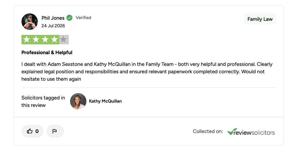 Morecrofts's tweet photo. Professional and helpful. Another lovely review to round-off the week.

To see how our FamilyLaw team can support you, visit ⬇️
https://t.co/kdBSoU2Uod

#FamilyLawSolicitors  #Merseyside https://t.co/VQdyUWPtDT