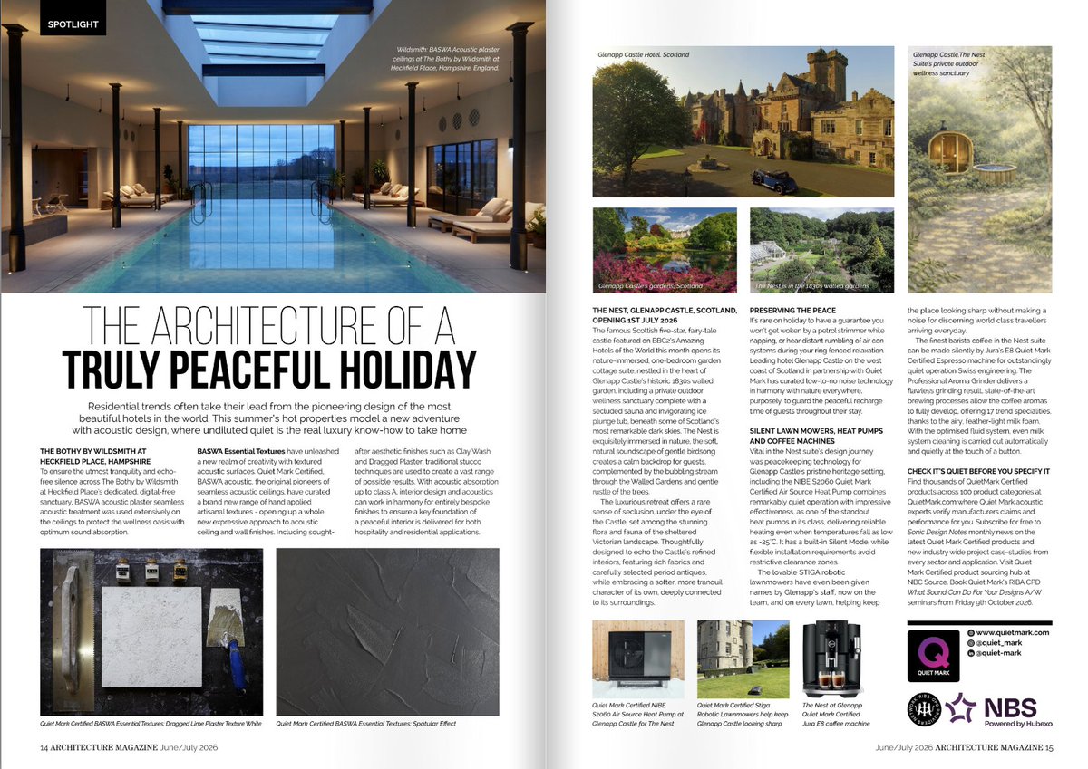 NIBEEnergy's tweet photo. Delighted to see the NIBE S2060 heat pump featured in Architecture Magazine by Quiet Mark for creating quieter, comfortable homes. Read more: https://t.co/AMp0AJIuYN
#QuietMark #Architecture #ArchitectureMagazine #HeatPumps #LowCarbonHeating #S2060 #SustainableHomes #NIBE https://t.co/JAo2103oFh