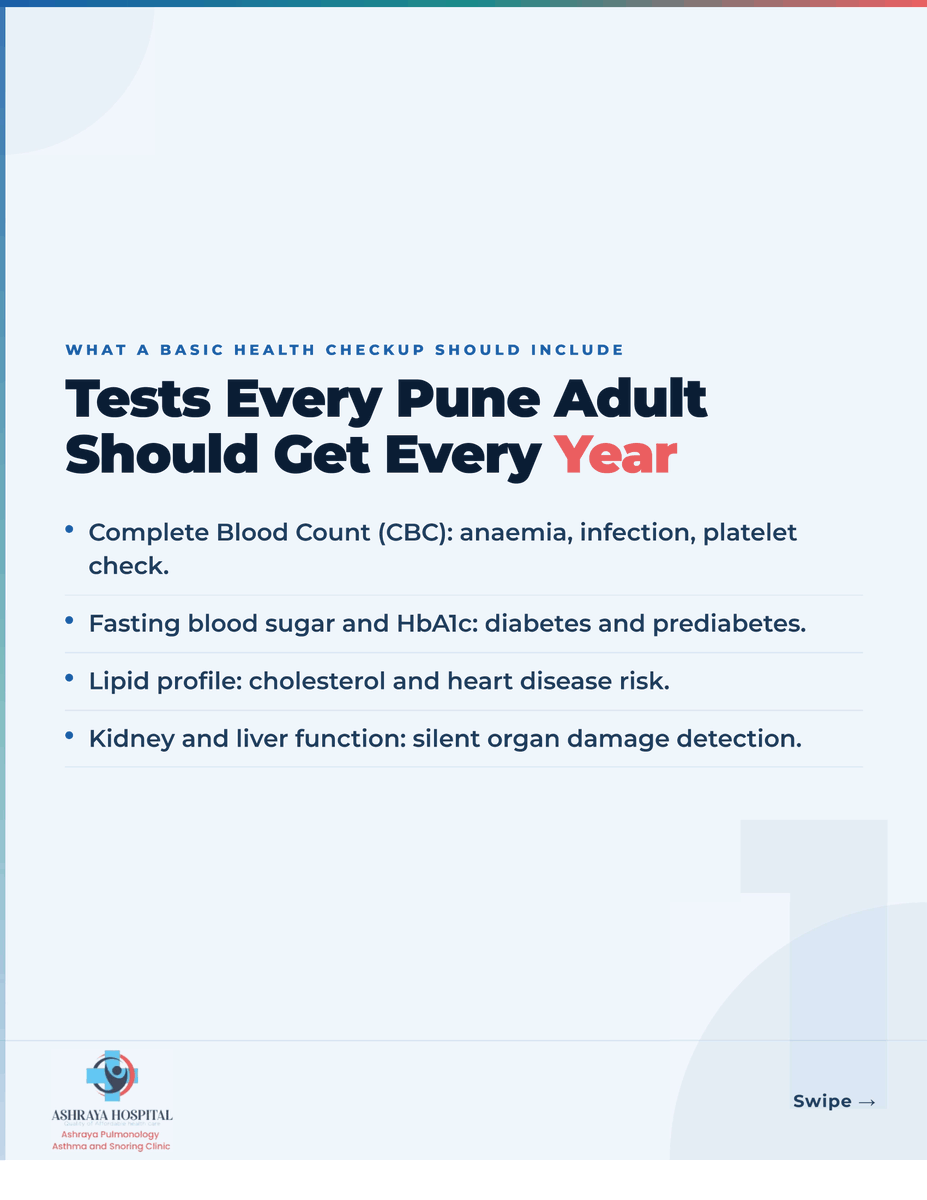 Ashraya_Pune's tweet photo. Feeling healthy doesn't always mean you are. Annual health checkups help detect problems early, giving you the best chance to stay healthy.

#HealthCheckup #PreventiveCare #EarlyDetection #Wellness #AshrayaHospital https://t.co/I21CbA6xRM