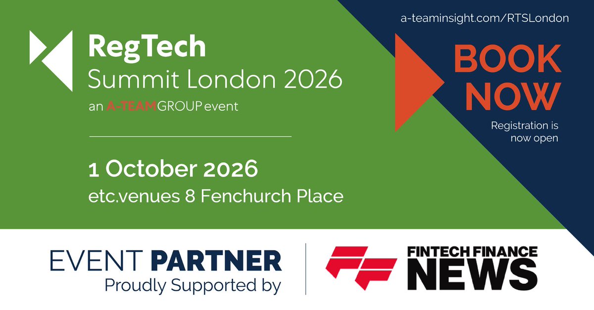 RegTechInsight's tweet photo. We are pleased to welcome @fintechf  as an Event Partner for RegTech Summit London 2026!

Link to register in first comment 🔗

#RTSLDN #RegTechSummitLDN #RegTech #CapitalMarketsTech #Partner https://t.co/zsJvYcOp2m