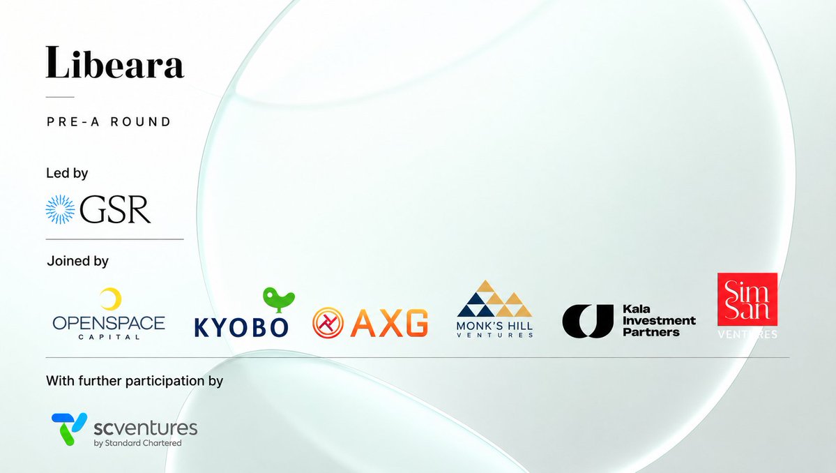 libeara_'s tweet photo. Libeara Raises $14m in GSR-led Strategic Round to Scale Infrastructure for Regulated Digital Assets

https://t.co/gsK0FZ9yDn https://t.co/NI4HedHXFA