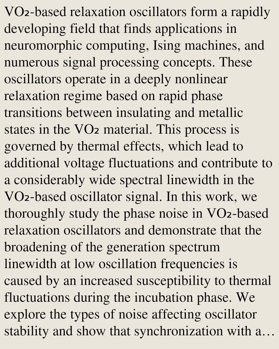 CWHN's tweet photo. Phase noise analysis and control of VO₂-based relaxation type oscillators

Artem Litvinenko, Erbin Qiu, Sambit Ghosh, Juan Andres Hofer, Akash Kumar, Jong-Guk Choi, Ivan K. Schuller, …
https://t.co/sxukdV602W [𝚙𝚑𝚢𝚜𝚒𝚌𝚜.𝚊𝚙𝚙-𝚙𝚑 𝚌𝚘𝚗𝚍-𝚖𝚊𝚝.𝚖𝚎𝚜-𝚑𝚊𝚕𝚕] https://t.co/dCBxEoOyky