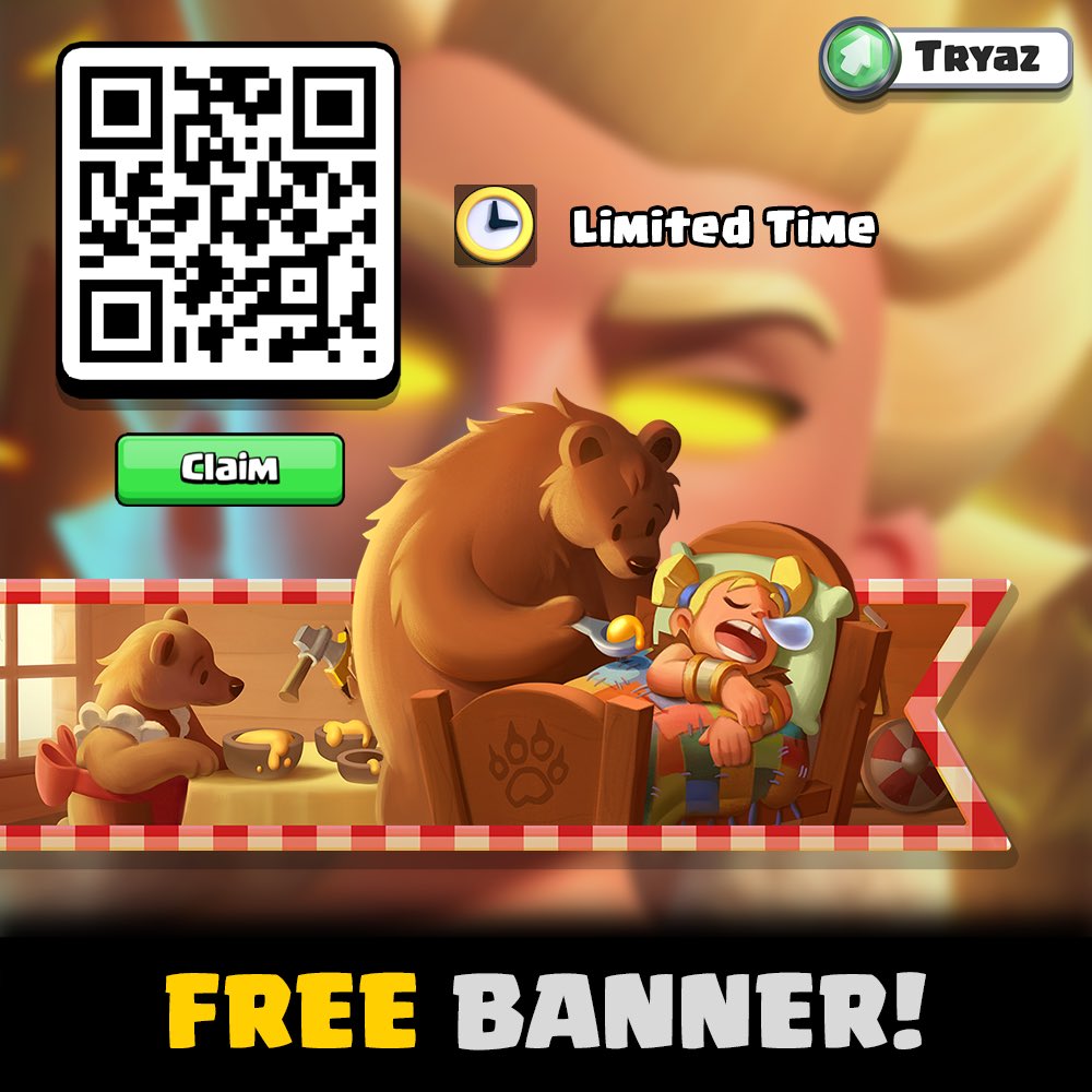 TryazGaming's tweet photo. 🎁 NEW FREE Battle Banner 🎁

Banner 1: https://t.co/MwDMGiX3Sl 
Banner 2: https://t.co/3T70yAxvmM

Follow to not miss more rewards 🔥 https://t.co/JL99fxxawa