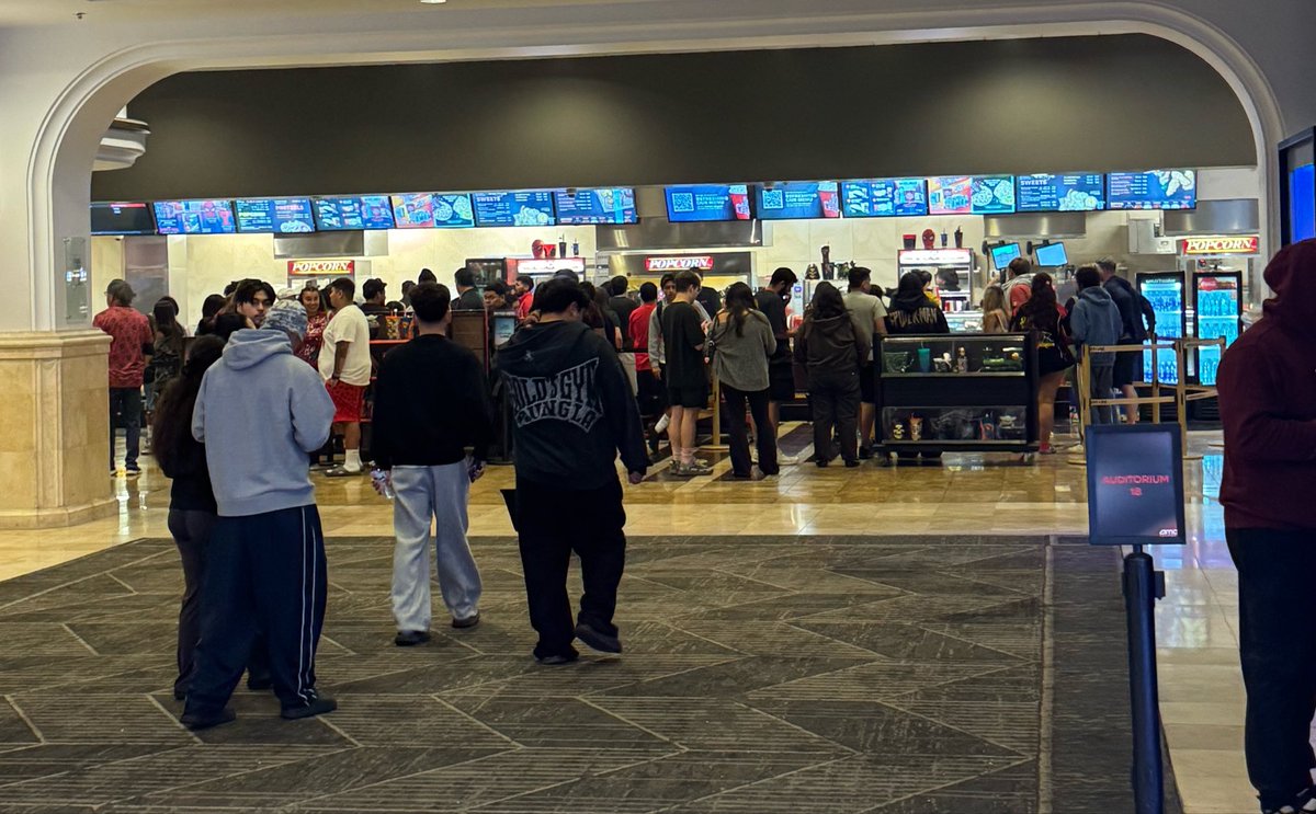 TaDdABoXeR's tweet photo. Just got out of #SpiderManBrandNewDay at @AMCTheatres and WOW… AMAZING! Super busy through all the theaters, shorts have a HUGE problem! #SpiderMan #Marvel #AMCTheatres #BrandNewDay #TomHolland #Zendaya #MCU #InTheatresNow #AMCNEVERLEAVING #MOASS #April4April #AprilForApril #AMC #AMCTHEATERS #ATAMC
