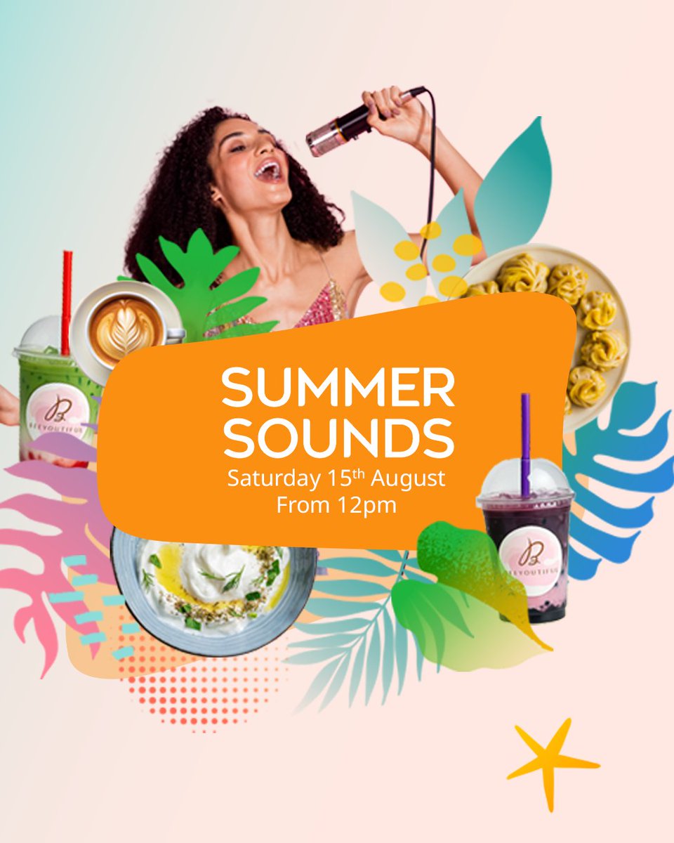 TemplarsSquare's tweet photo. Live music is back at Templars Square! 🎵
Join us for Summer Sounds on Saturday 15th August from 12pm at Upper Barr.
Free to attend. See you there!
#TemplarsSquare #SummerSounds #LiveMusic https://t.co/8UiXnL2gYr