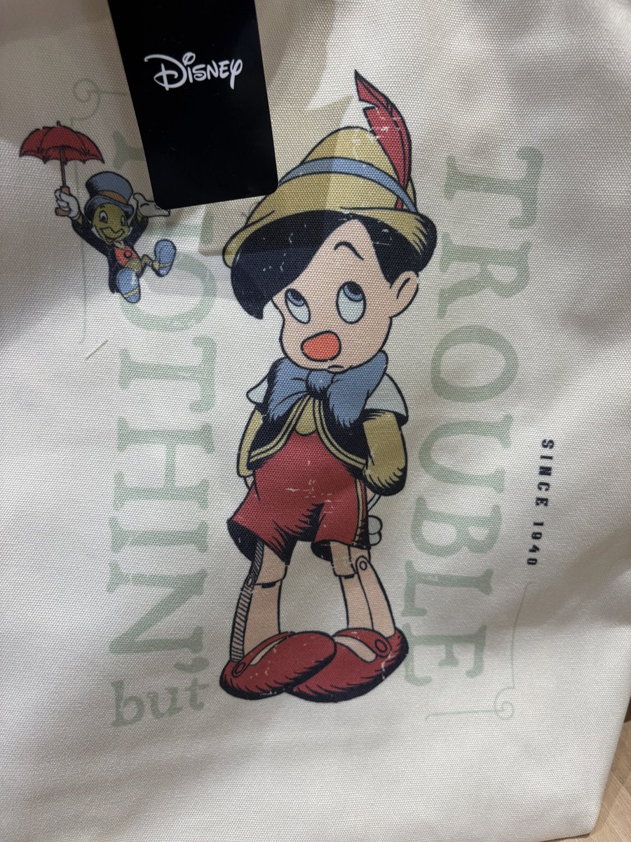 JWF_DD_'s tweet photo. これはついお迎えしちゃいそうになったピノくんのトートバッグ https://t.co/A204YENKDB